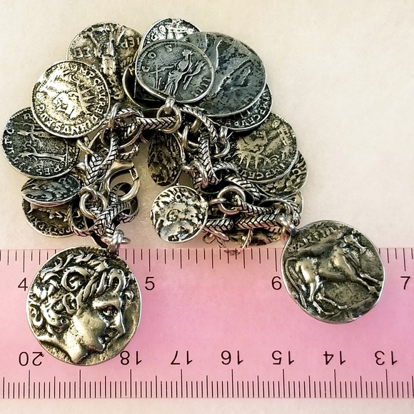 Silpada Sterling Silver Coin Bracelet - Picture 6 of 9